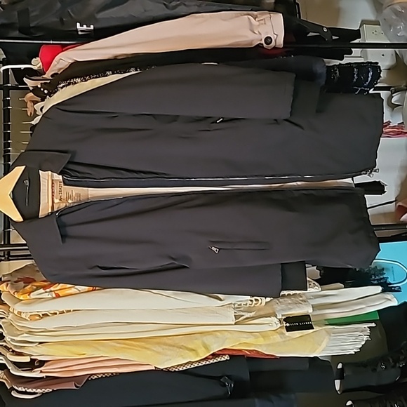 SOLD π PRADA Vintage Nylon Belted Trench Coat - Picture 11 of 12